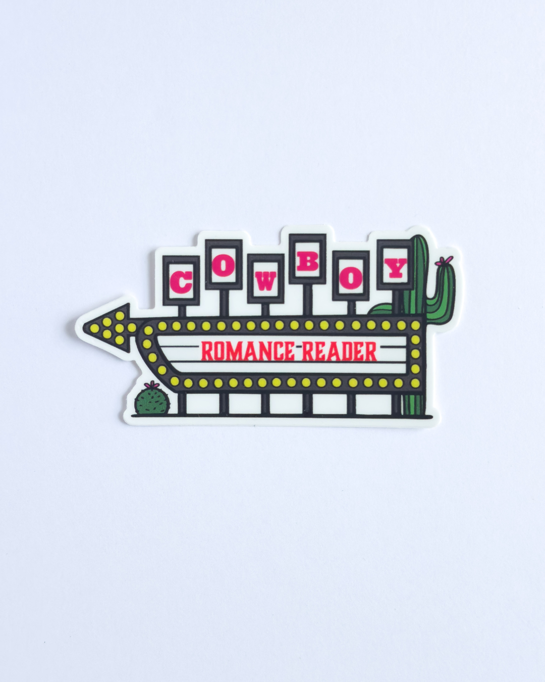 Cowboy Romance Reader |  Matte Sticker