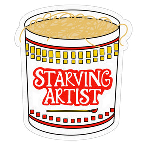 Starving Artist Sticker